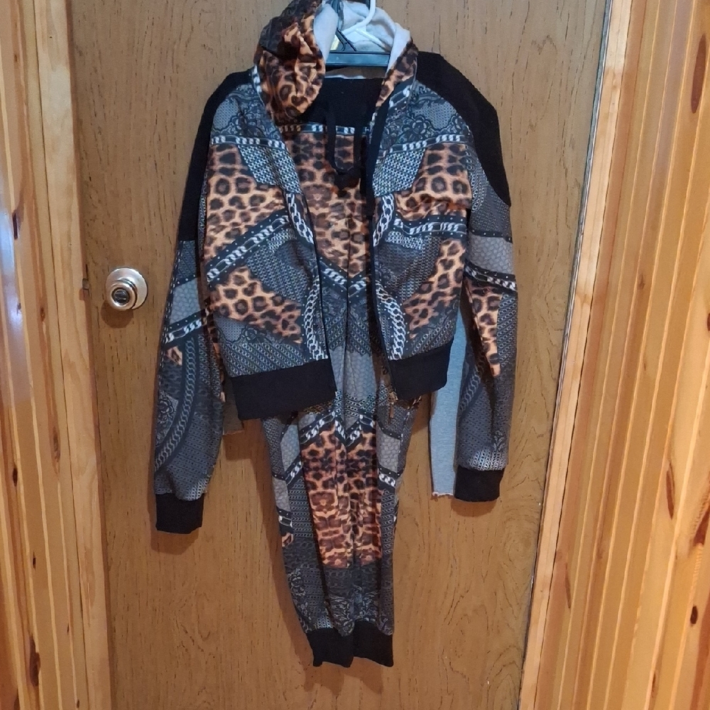 Animal Print Patchwork Jacket - Picture 3 of 3